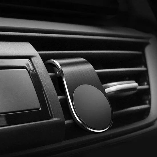 Telefoonhouder auto – Magnetisch Ventilatierooster – Sterke Magneet – Model LB-446 – Zwart-Telefoonhouders-Ilumina Benelux