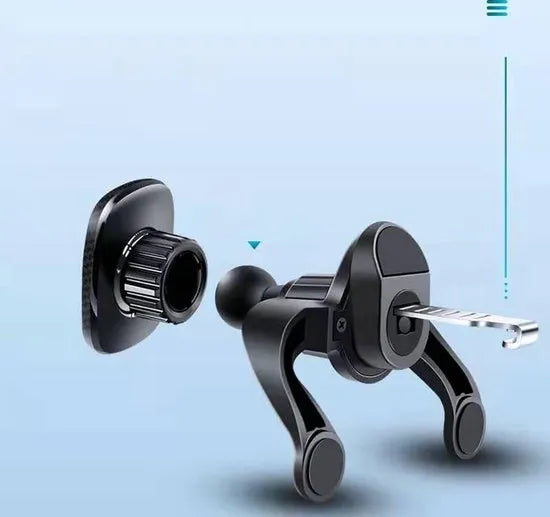 Telefoonhouder auto – Magnetisch Ventilatierooster – Universeel – Extra stevig – Zwart (LB-522)-Telefoonhouders-Ilumina Benelux