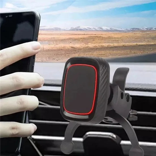 Telefoonhouder auto – Magnetisch Ventilatierooster – Universeel Smartphone Houder – Handsfree Bellen – Zwart-Telefoonhouders-Ilumina Benelux