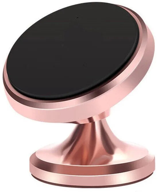 Telefoonhouder auto – Magnetisch verstelbaar – 360° draaibaar – Dashboard autohouder – Roze-Ilumina Benelux