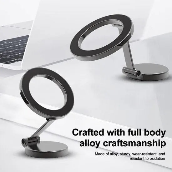 Telefoonhouder auto – Magnetisch verstelbaar – 360° draaibaar – MagSafe compatibel – Dashboard montage – Zwart-Ilumina Benelux