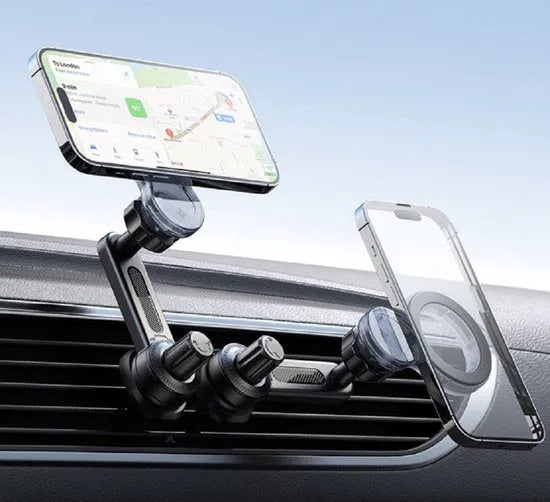 Telefoonhouder auto – Magnetisch voor ventilatierooster – Geschikt voor MagSafe – Universeel – Zwart-Telefoonhouders-Ilumina Benelux