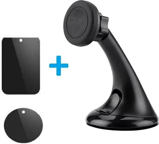 Telefoonhouder auto – Magnetisch – Voorruit & Dashboard – Universeel – Zwart-Ilumina Benelux