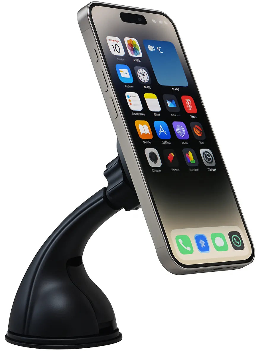 Telefoonhouder auto – Magnetisch – Voorruit & Dashboard – Universeel – Zwart-Ilumina Benelux