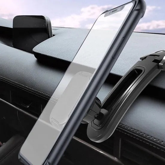 Telefoonhouder auto – Magnetisch – Zuignap Dashboard & Raam – Universeel Smartphone Houder – Zwart-Ilumina Benelux