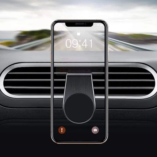 Telefoonhouder auto – Magnetische Air Vent Mount – 2 Stuks – Super Sterke N52 Magneet – Zwart-Telefoonhouders-Ilumina Benelux