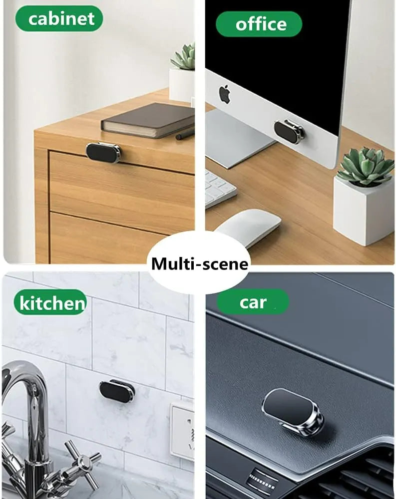 Telefoonhouder auto – Magnetische Dashboard Houder – Incl. Metalen Plaatjes – Sterke Magneet – Zwart-Ilumina Benelux