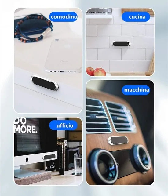 Telefoonhouder auto – Magnetische Dashboard Houder – Universeel – 2 Pack – Zwart-Ilumina Benelux