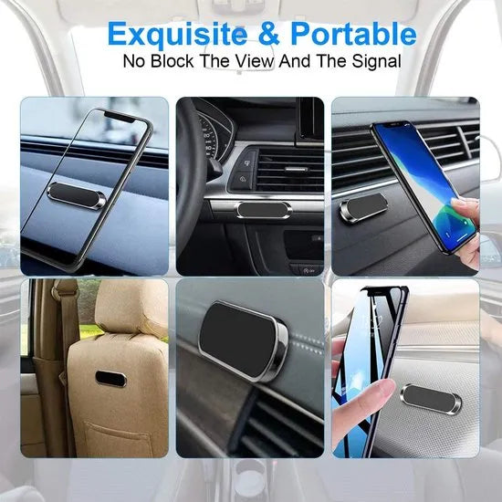 Telefoonhouder auto – Magnetische Dashboard Houder – Universeel – 2 Pack – Zwart-Ilumina Benelux