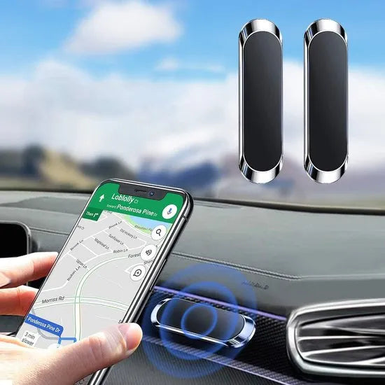 Telefoonhouder auto – Magnetische Dashboard Houder – Universeel – 2 Pack – Zwart-Ilumina Benelux