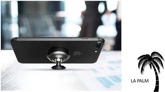 Telefoonhouder auto – Magnetische dashboardhouder – Inclusief 2x metalen plaat – Sterke magneet – Zwart-Ilumina Benelux