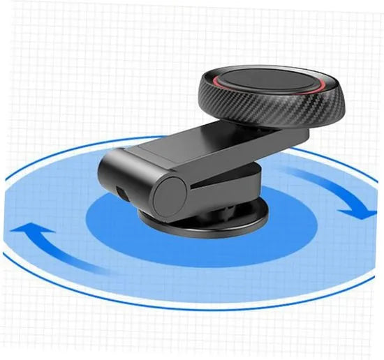 Telefoonhouder auto – Magnetische dashboardhouder – Off-road & drempelproof – Sterke magneet – Zwart-Ilumina Benelux