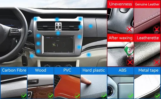 Telefoonhouder auto – Magnetische dashboardhouder – Universeel car mount – Plakstrip – Zilver-Ilumina Benelux