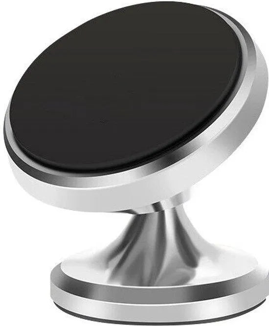 Telefoonhouder auto – Magnetische dashboardhouder – Universeel car mount – Plakstrip – Zilver-Ilumina Benelux