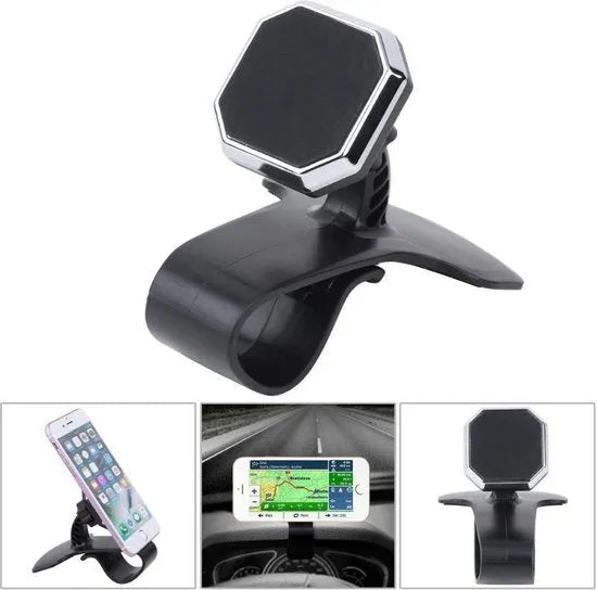 Telefoonhouder auto – Magnetische dashboardhouder – Universeel – Sterke magneet – Zwart-Ilumina Benelux