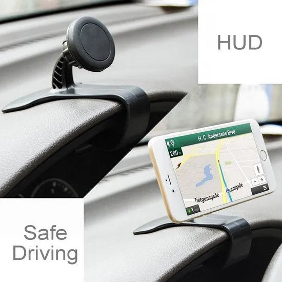 Telefoonhouder auto – Magnetische dashboardhouder – Universeel – Sterke magneet – Zwart-Ilumina Benelux