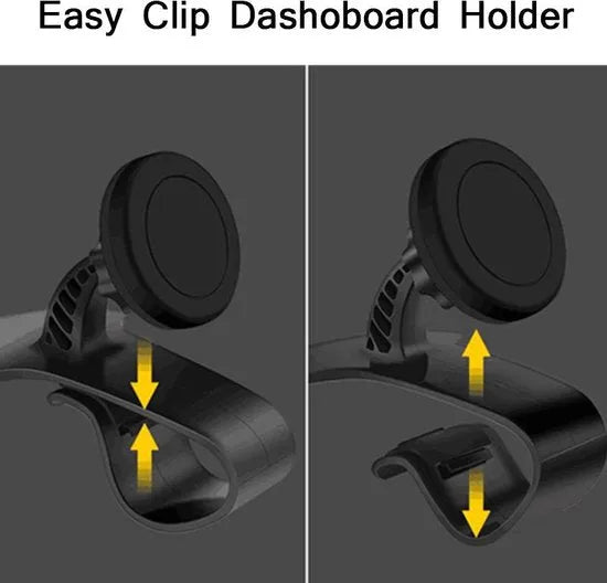 Telefoonhouder auto – Magnetische dashboardhouder – Universeel – Sterke magneet – Zwart-Ilumina Benelux