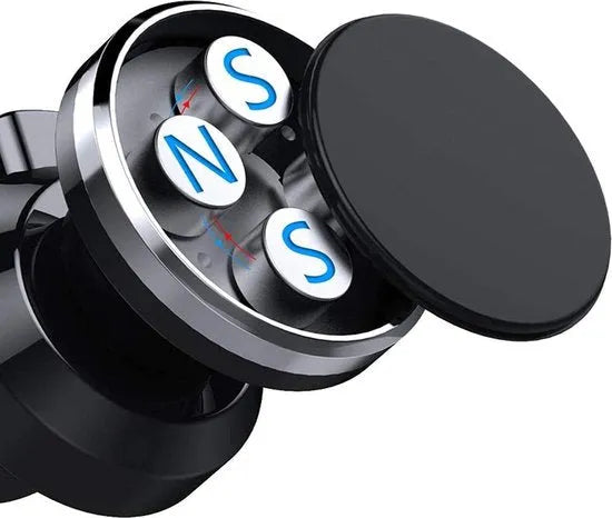 Telefoonhouder auto – Magnetische houder – Ventilatierooster bevestiging – Stevig & universeel – Zwart-Telefoonhouders-Ilumina Benelux