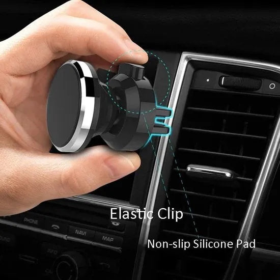 Telefoonhouder auto – Magnetische Magneet Houder – Ventilatierooster Montage – Sterke Grip – Blauw-Telefoonhouders-Ilumina Benelux