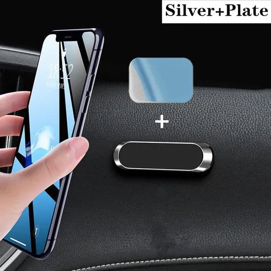 Telefoonhouder auto – Magnetische plakhouder – Universeel – Dashboard & muur montage – Zwart-Ilumina Benelux
