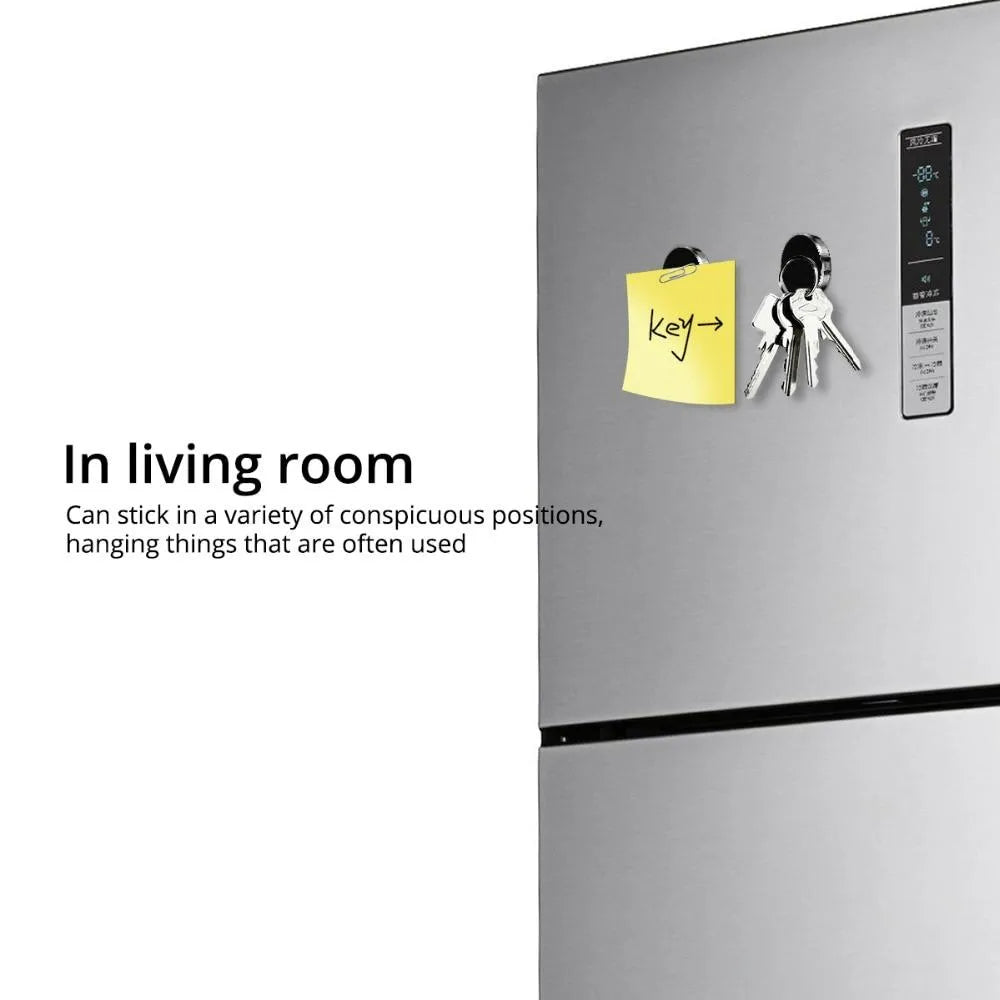 Telefoonhouder auto – Magnetische telefoonhouder – Voor auto/muur/keuken/kantoor/spiegel – Incl. metalen plaat – Zwart-Ilumina Benelux