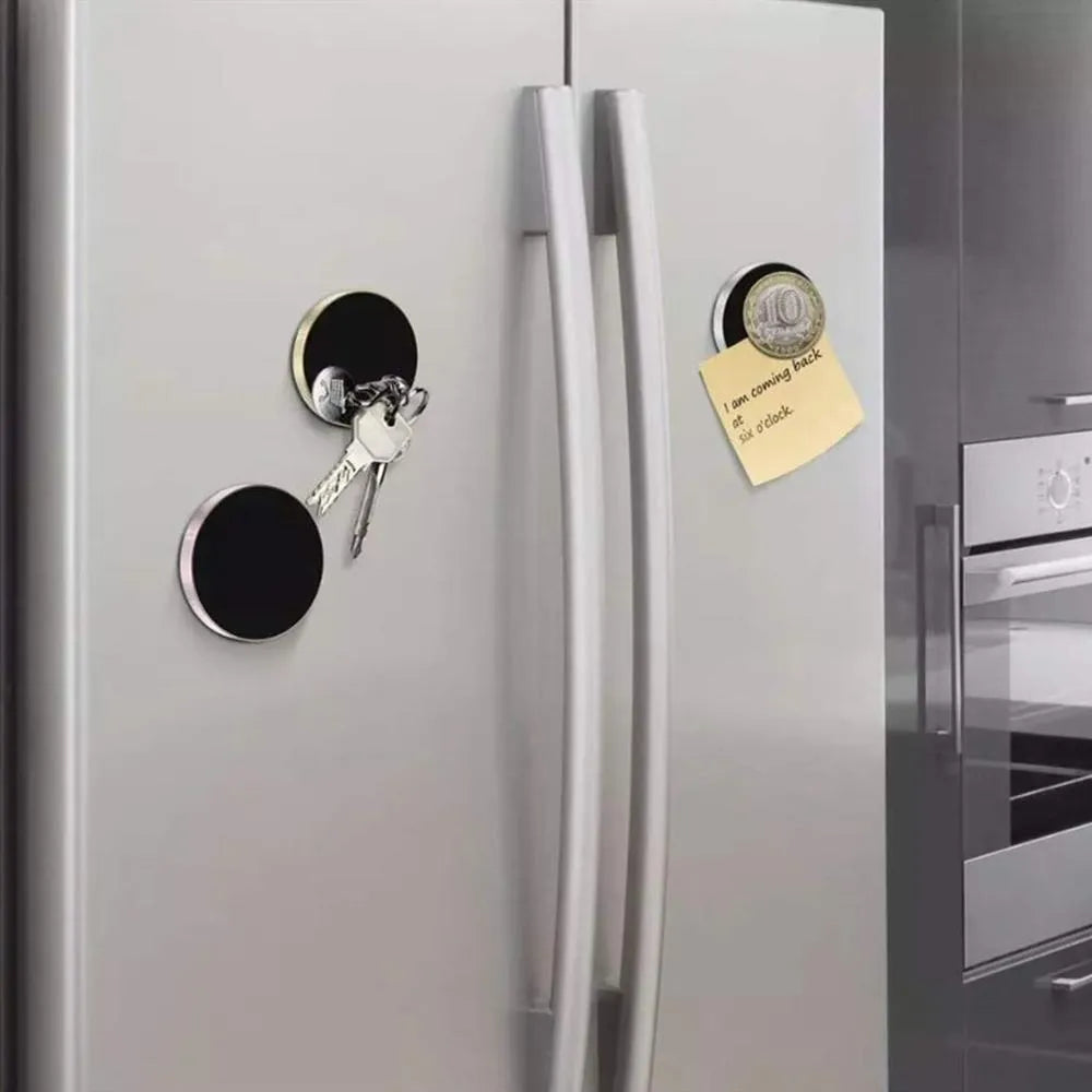 Telefoonhouder auto – Magnetische telefoonhouder – Voor auto/muur/keuken/kantoor/spiegel – Incl. metalen plaat – Zwart-Ilumina Benelux