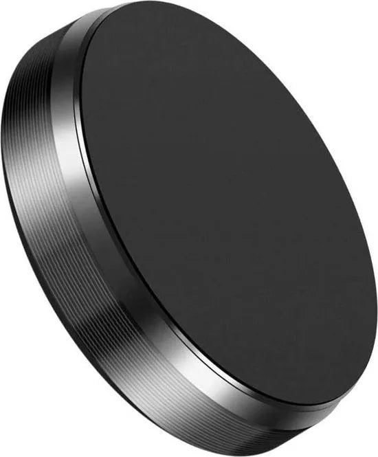 Telefoonhouder auto – Magnetische telefoonhouder – Voor auto/muur/keuken/kantoor/spiegel – Incl. metalen plaat – Zwart-Ilumina Benelux