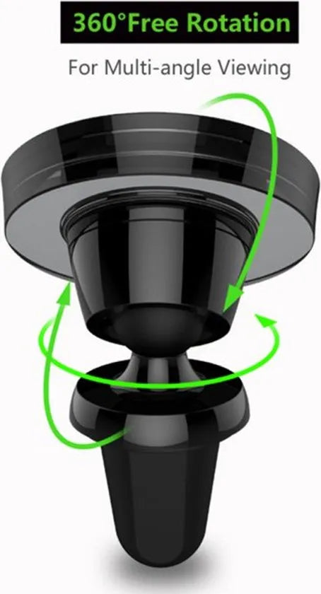 Telefoonhouder auto – Magnetische Ventilatierooster Houder – Sterke Magneet – Universeel – Zwart-Telefoonhouders-Ilumina Benelux