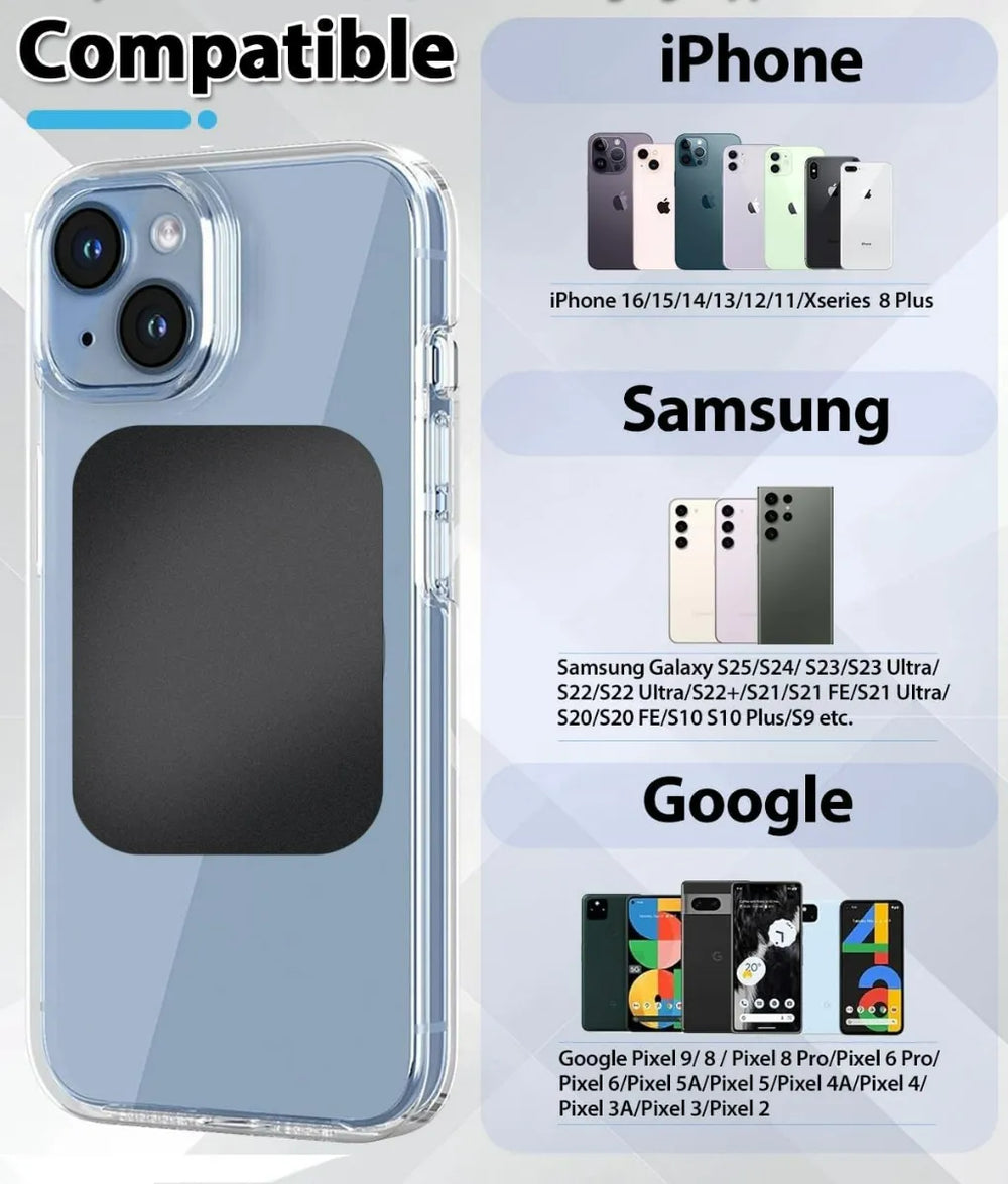 Telefoonhouder auto – Magnetische Ventilatierooster Houder – Sterke Magneet – Universeel – Zwart-Telefoonhouders-Ilumina Benelux