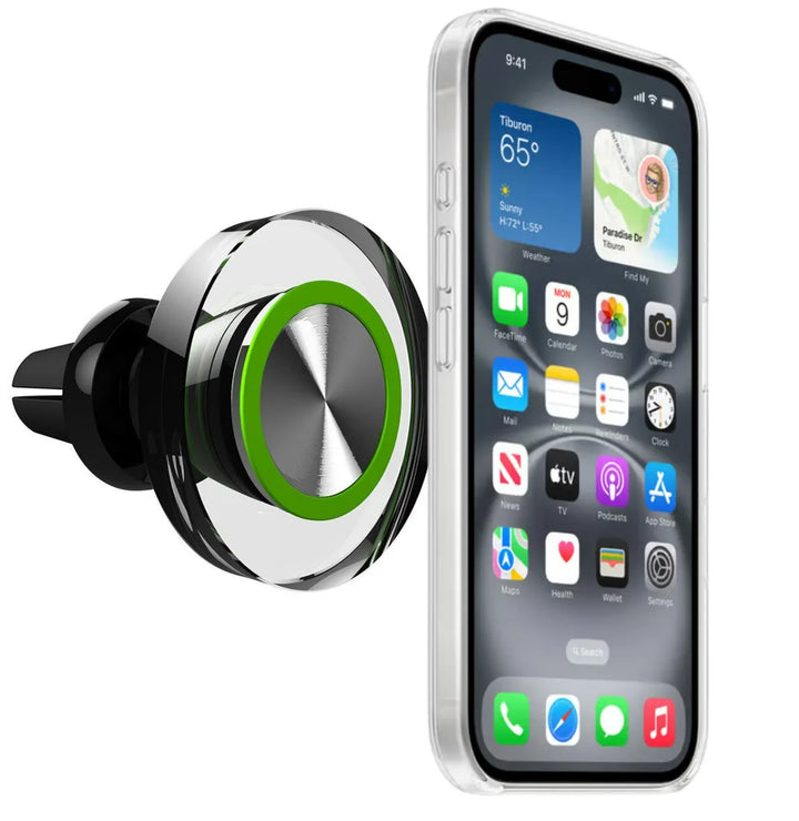 Telefoonhouder auto – Magnetische Ventilatierooster Houder – Sterke Magneet – Universeel – Zwart-Telefoonhouders-Ilumina Benelux