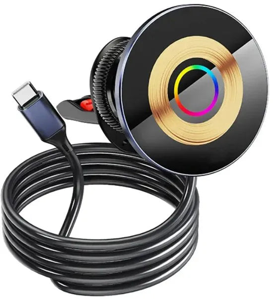 Telefoonhouder auto – MagSafe autohouder – 15W draadloze oplader – Ventilatierooster montage – Zwart-Telefoonhouders-Ilumina Benelux