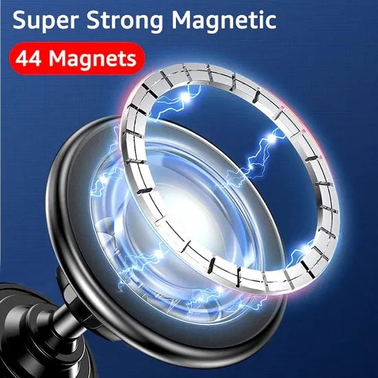 Telefoonhouder auto – MagSafe magnetisch – Verstelbaar – 360° draaibaar – Dashboard autohouder – Zwart-Ilumina Benelux