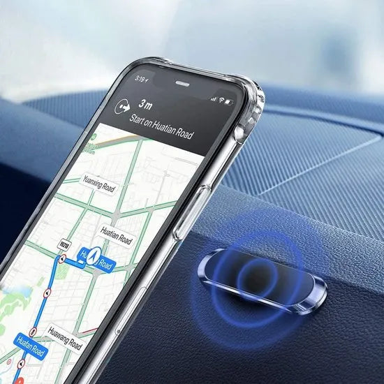 Telefoonhouder auto – Mini magnetisch – 360° draaibaar – Supersterke magneet – Universeel – Zwart-Ilumina Benelux