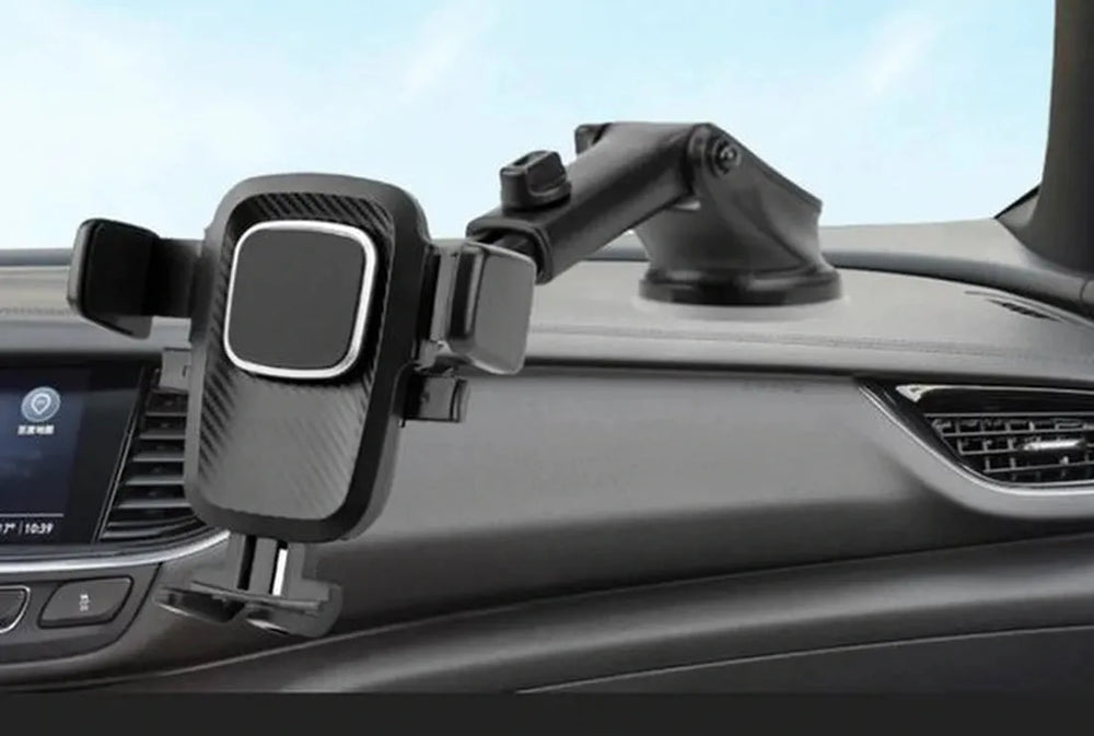 Telefoonhouder auto – Sterke zuignap – Voor raam & dashboard – 360° draaibaar – Zwart-Ilumina Benelux