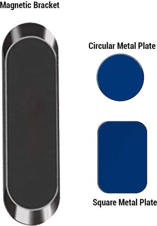 Telefoonhouder auto – Universele Magneet Houder – Stevige Montage – Voor Smartphone – Zwart-Ilumina Benelux