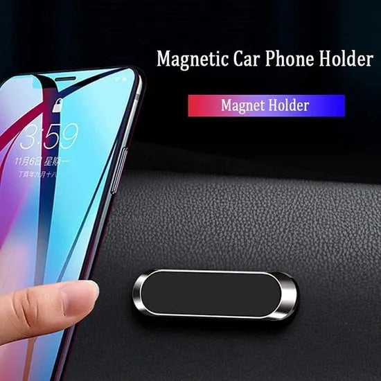 Telefoonhouder auto – Universele Magneet Houder – Stevige Montage – Voor Smartphone – Zwart-Ilumina Benelux