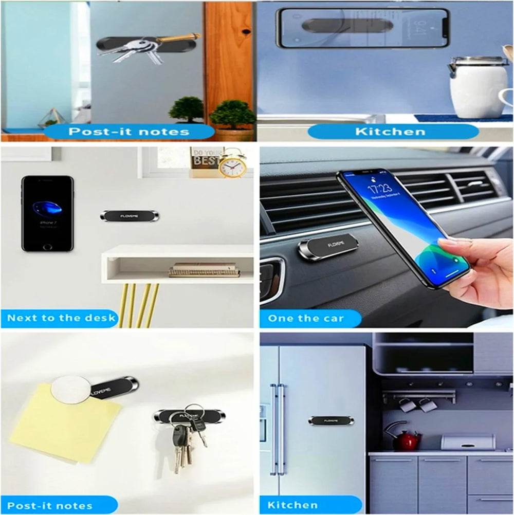 Telefoonhouder auto – Universele Magneet Houder – Stevige Montage – Voor Smartphone – Zwart-Ilumina Benelux