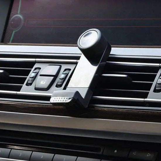 Telefoonhouder auto – Ventilatierooster Clip – 360° Draaibaar – Stevige Grip – Zwart-Telefoonhouders-Ilumina Benelux