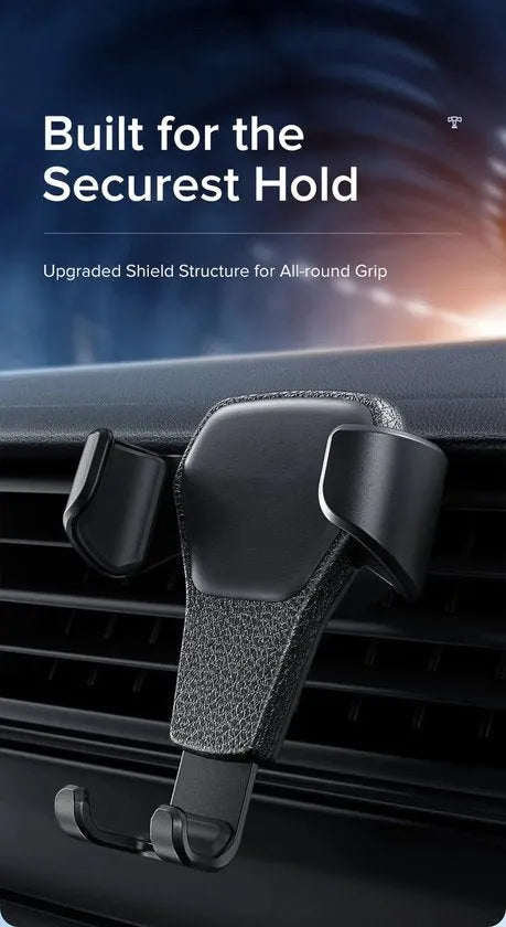 Telefoonhouder auto – Ventilatierooster klem – Universeel – 360° draaibaar – Zwart LB-532-Telefoonhouders-Ilumina Benelux