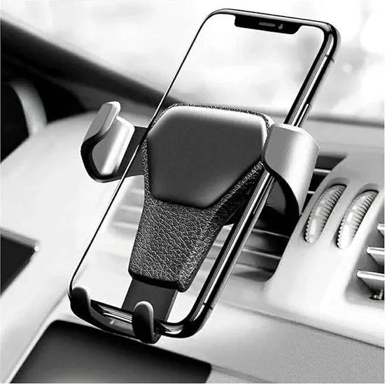 Telefoonhouder auto – Ventilatierooster klem – Universeel – 360° draaibaar – Zwart LB-532-Telefoonhouders-Ilumina Benelux