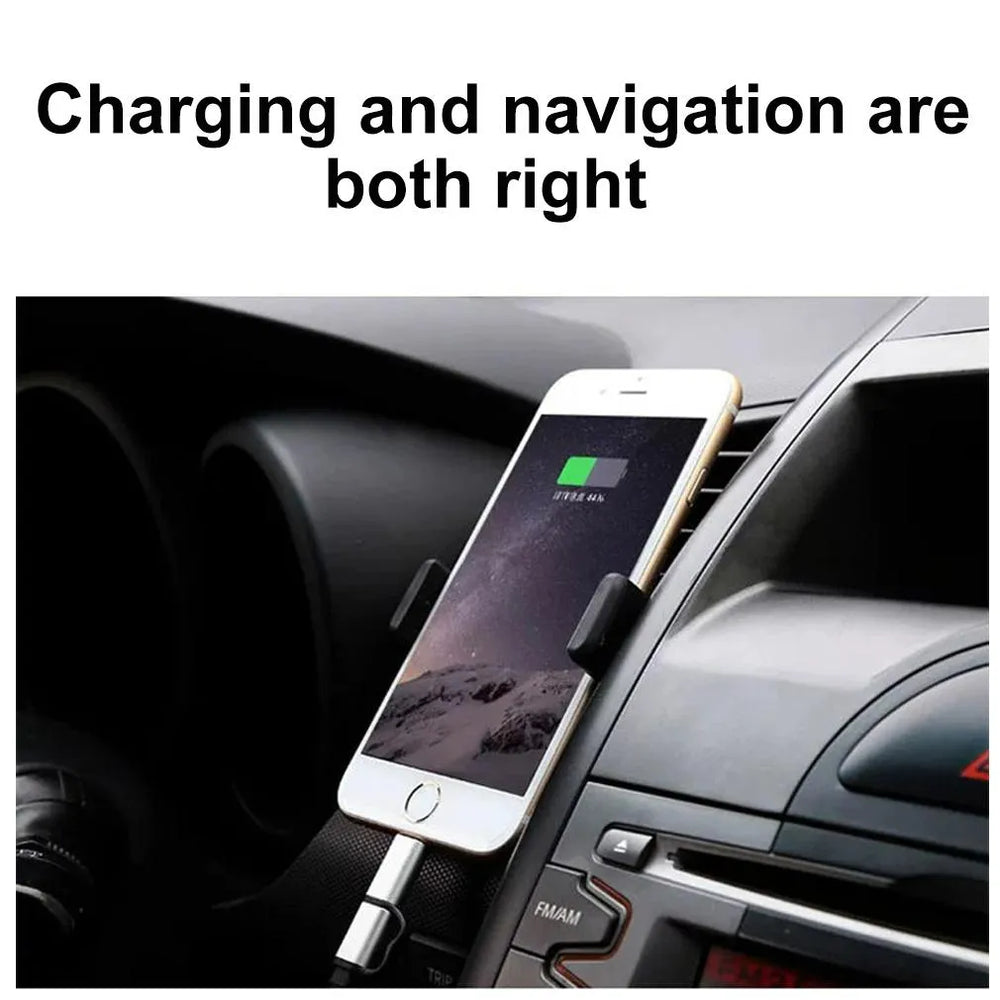 Telefoonhouder auto – Ventilatierooster Mount – Universeel – Verstelbaar – Zwart-Telefoonhouders-Ilumina Benelux