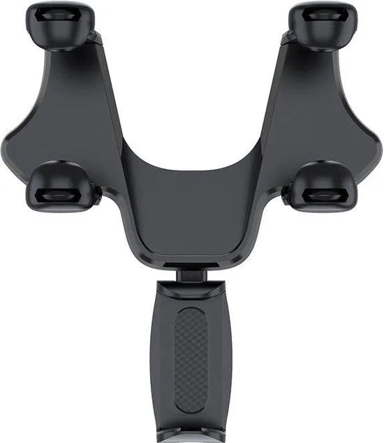 Telefoonhouder auto – Voor binnenspiegel & hoofdsteun – Universeel smartphone houder – 360° draaibaar – Zwart-Ilumina Benelux