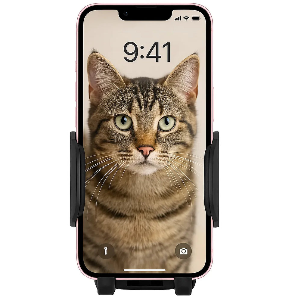 Telefoonhouder auto – Voorruit & Dashboard – Zuignap – 360° Draaibaar – Universeel 4-7 inch Smartphones – Zwart-Ilumina Benelux