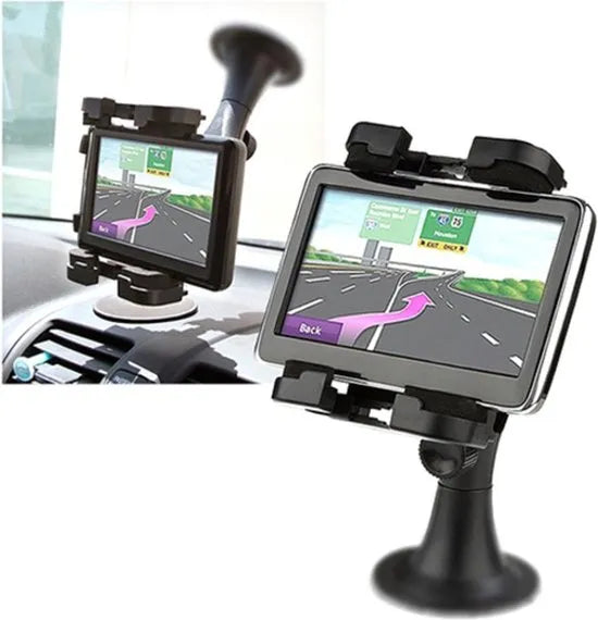Telefoonhouder auto – Voorruit zuignap – Universeel – Verstelbaar tot 7 inch – Zwart-Ilumina Benelux