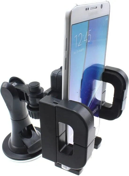 Telefoonhouder auto – Voorruit zuignap – Universeel – Verstelbaar tot 7 inch – Zwart-Ilumina Benelux