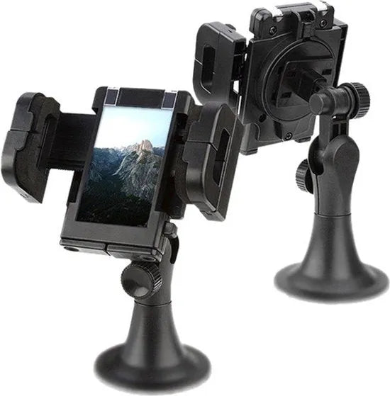 Telefoonhouder auto – Voorruit zuignap – Universeel – Verstelbaar tot 7 inch – Zwart-Ilumina Benelux