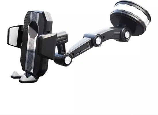 Telefoonhouder auto – Zuignap Autohouder – Voorruit/Dashboard – 360° Draaibaar – Zwart-Ilumina Benelux