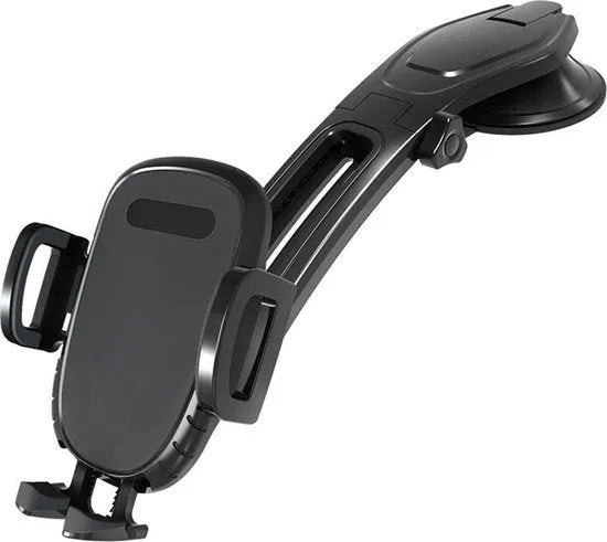 Telefoonhouder auto – Zuignap Dashboard – 360° draaibaar – One Touch ontgrendeling LB-520 – Zwart-Ilumina Benelux
