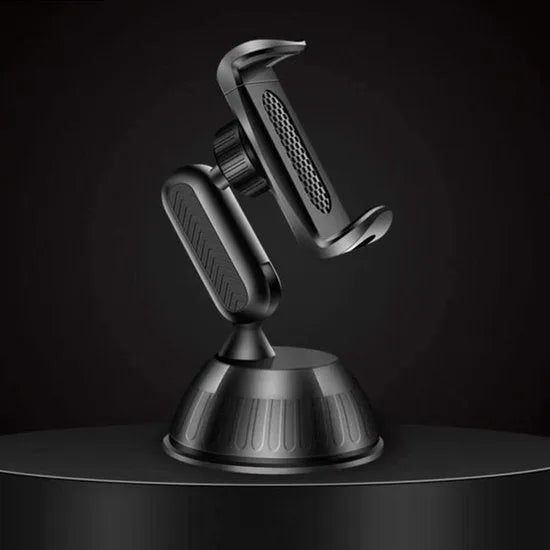 Telefoonhouder auto – Zuignap Voorruit Mount – 360° Draaibaar – Universeel Smartphone Cradle – Zwart-Ilumina Benelux