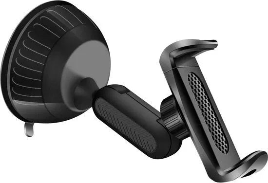 Telefoonhouder auto – Zuignap Voorruit Mount – 360° Draaibaar – Universeel Smartphone Cradle – Zwart-Ilumina Benelux